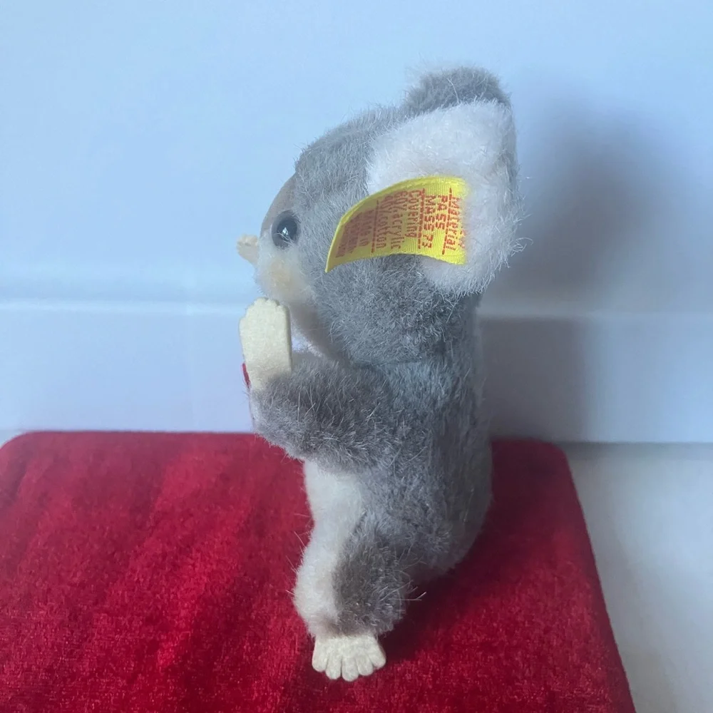 Steiff Yuku Koala Bear 1446/11 Button Yellow tag Germany 4.5” Plush Animal.